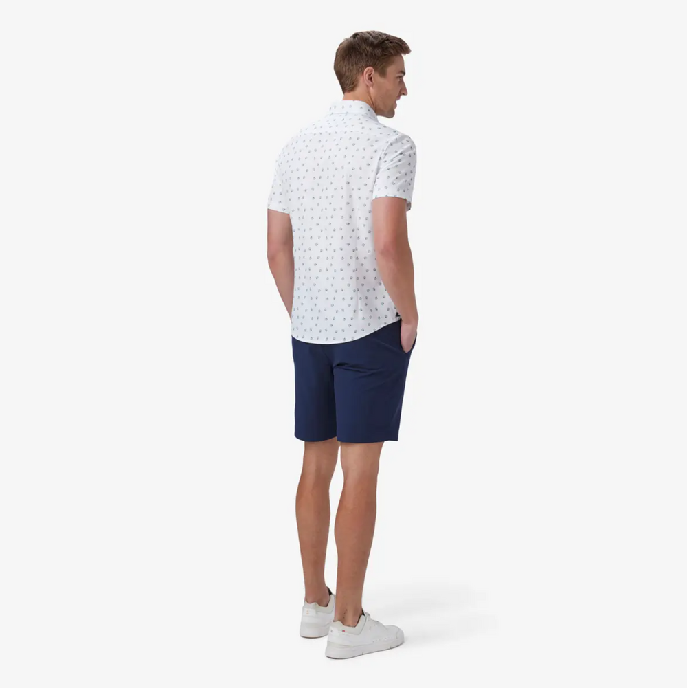 Mizzen + Main - Leeward Short Sleeve Dress Shirt - Sage Floral Print