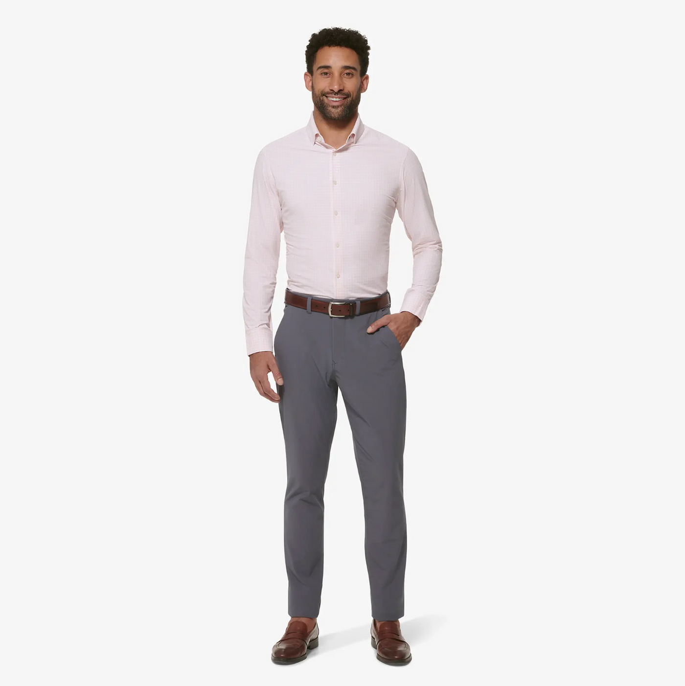 Mizzen + Main - Monaco Dress Shirt - Lotus Gingham
