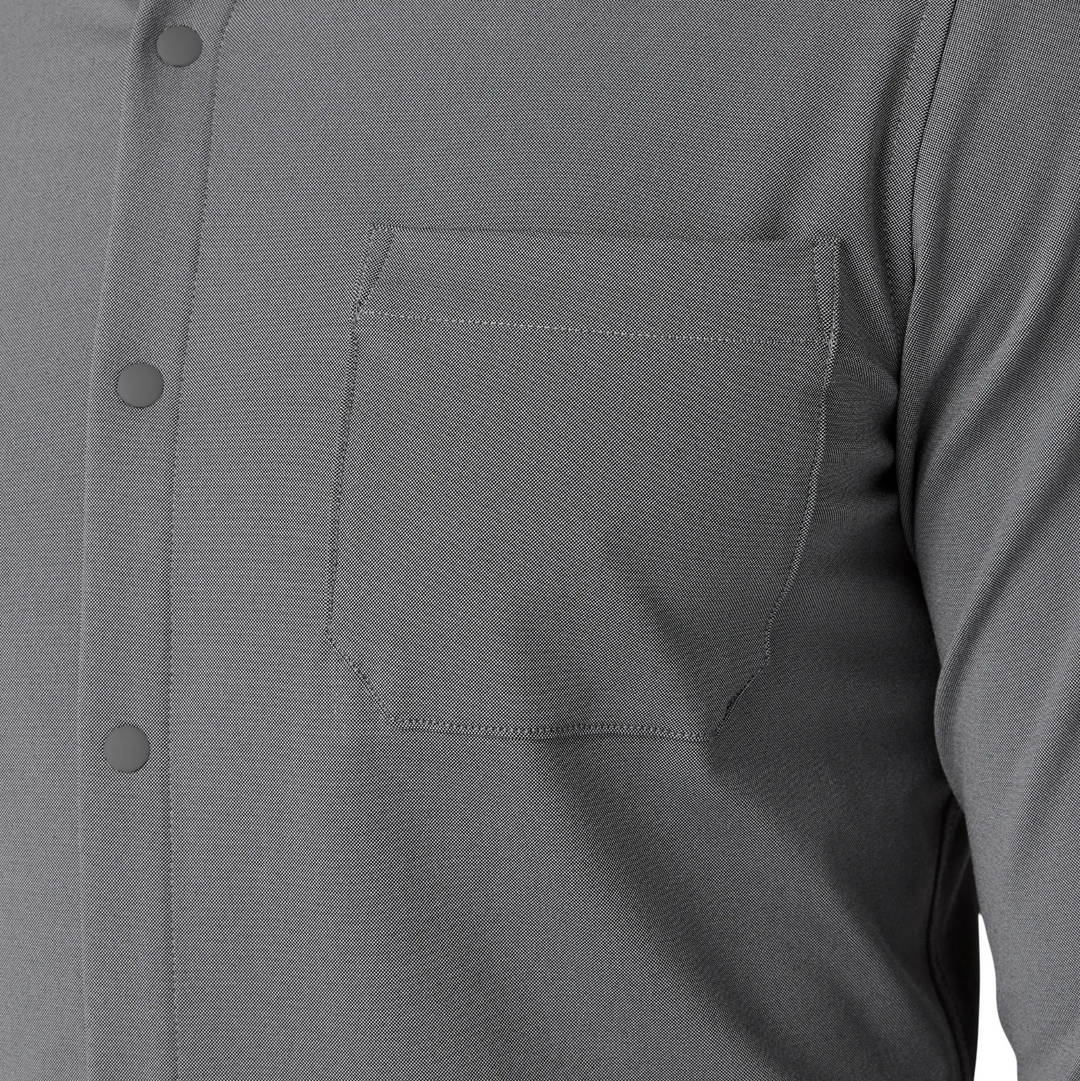 Mizzen + Main - Nolan Dress Shirt - Pewter Heather