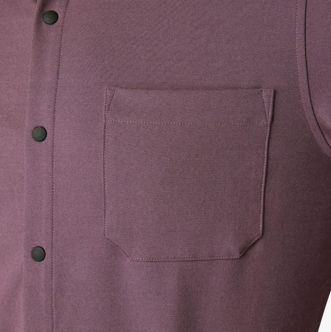 Mizzen + Main - Nolan Dress Shirt - Plum Heather