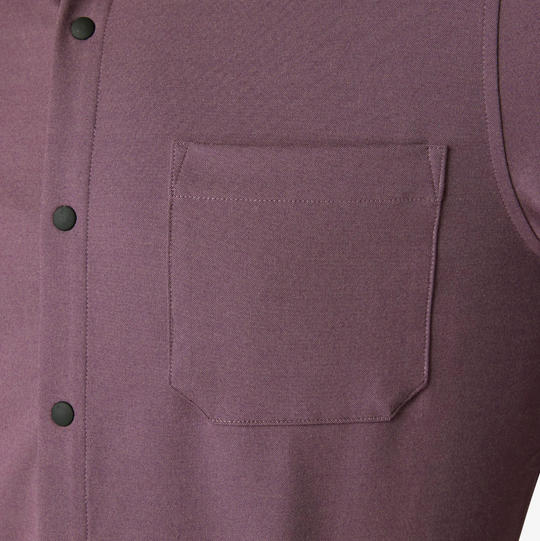 Mizzen + Main - Nolan Dress Shirt - Plum Heather