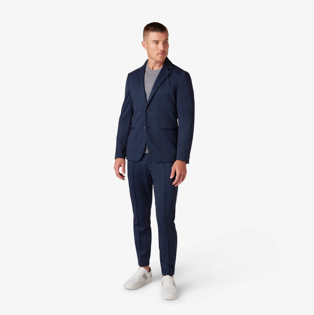 Mizzen + Main - Parker Blazer - Navy Prince of Wales