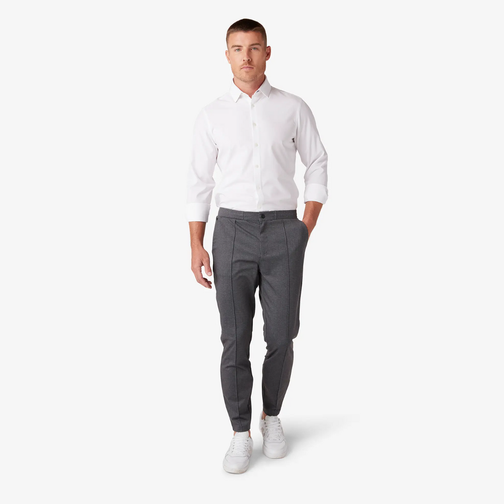 Mizzen + Main - Parker Jogger Pant - Nickel Herringbone