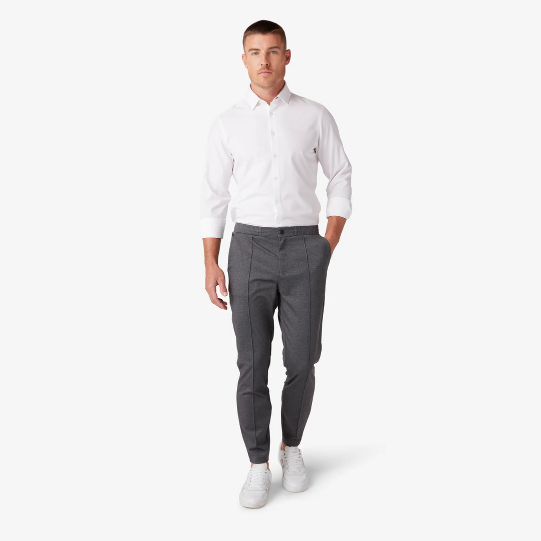 Mizzen + Main - Parker Jogger Pant - Nickel Herringbone