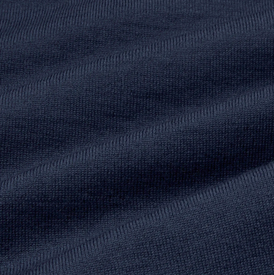 Mizzen + Main - Preston 1/4 Zip - Navy Solid
