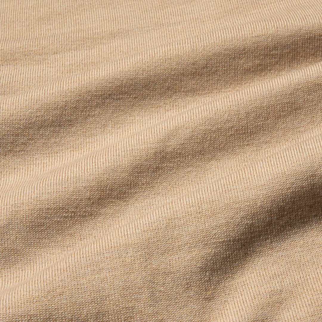 Mizzen + Main - Preston 1/4 Zip - Sand Heather