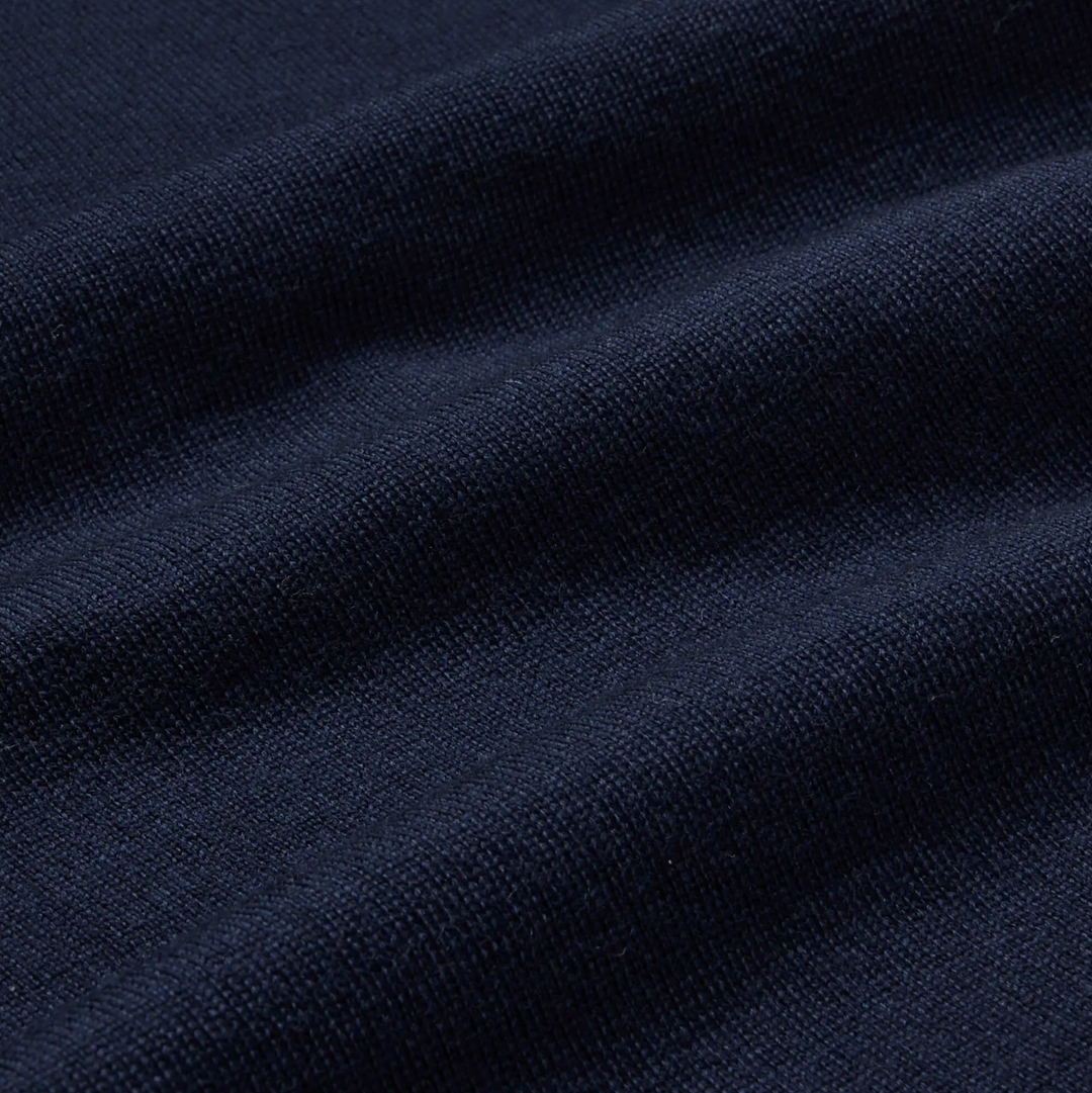 Mizzen + Main - Preston Crewneck Sweater - Navy Heather