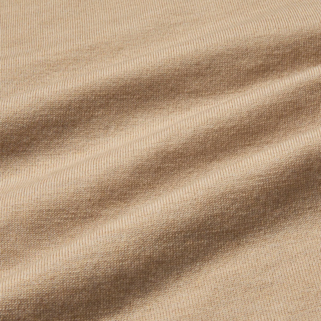 Mizzen + Main - Preston Crewneck Sweater - Sand Heather