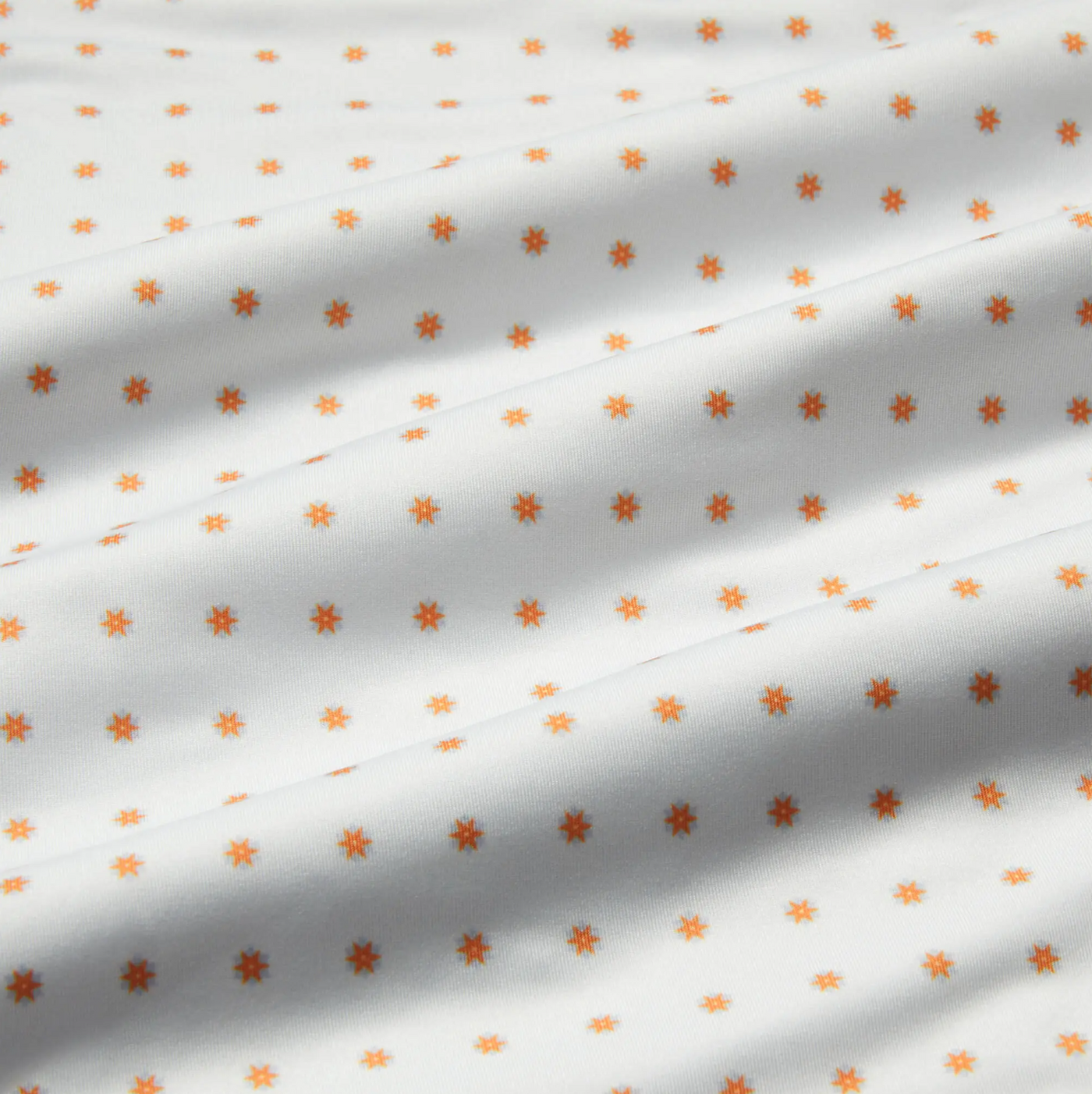 Mizzen + Main - Versa Polo - White Linear Floral