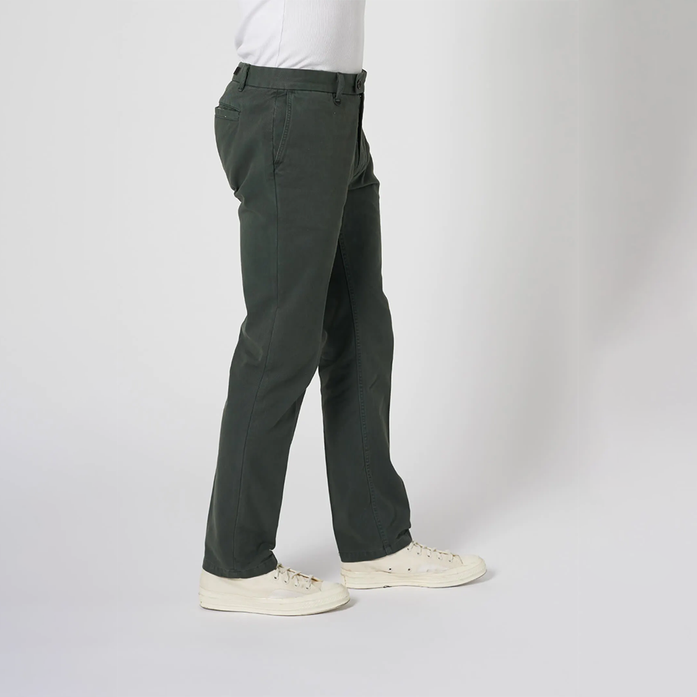 Neuw - Cash Washed Twill Pant - Dark Forest