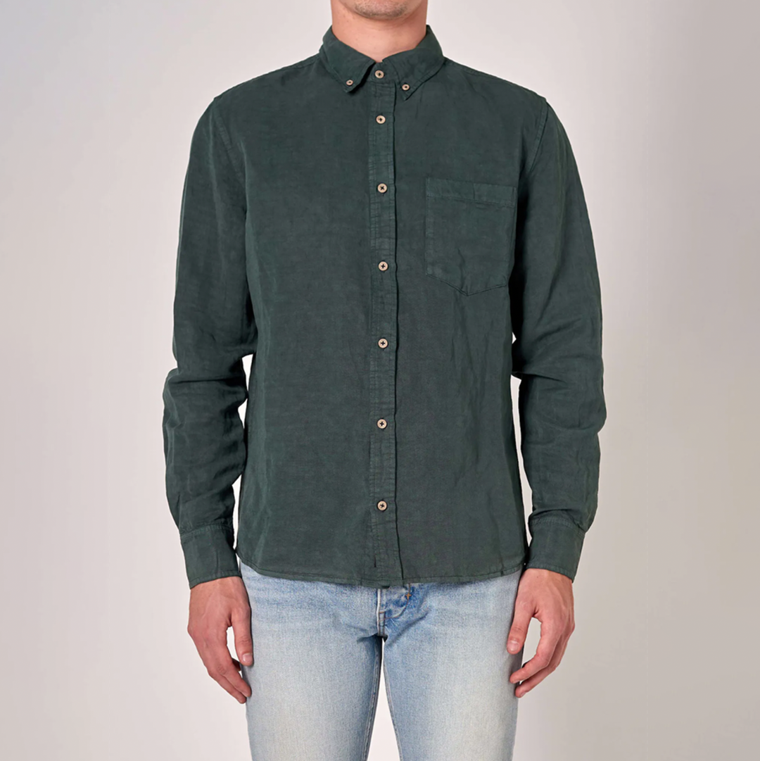 Neuw - Curtis Tencel Shirt - Dark Pine