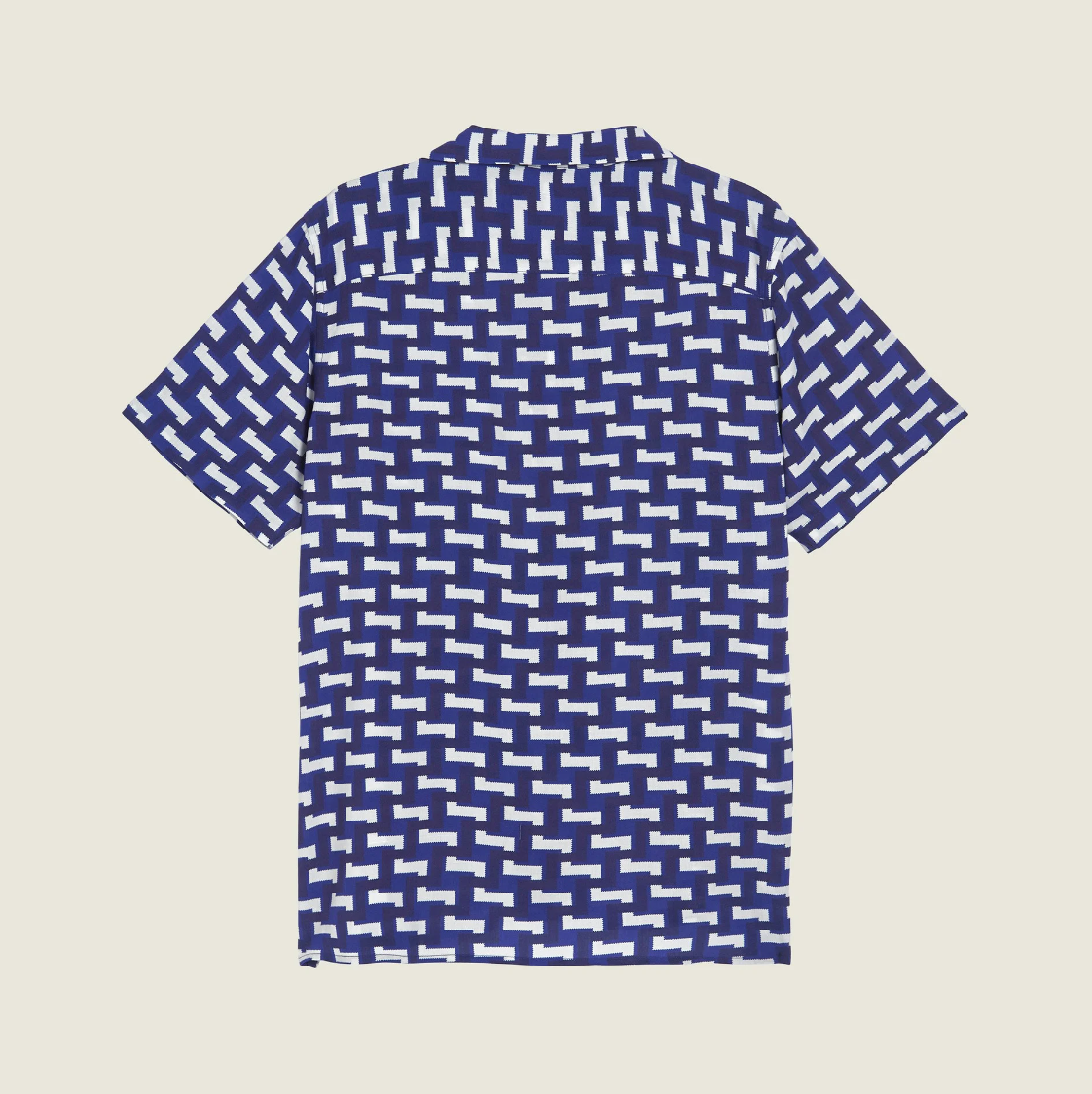 OAS - Viscose Shirt - Blue Layer Zig