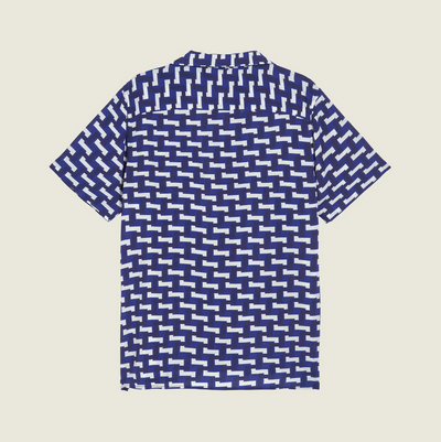 OAS - Viscose Shirt - Blue Layer Zig