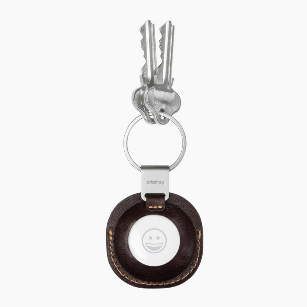 Orbitkey - Leather Holder for AirTag - Espresso