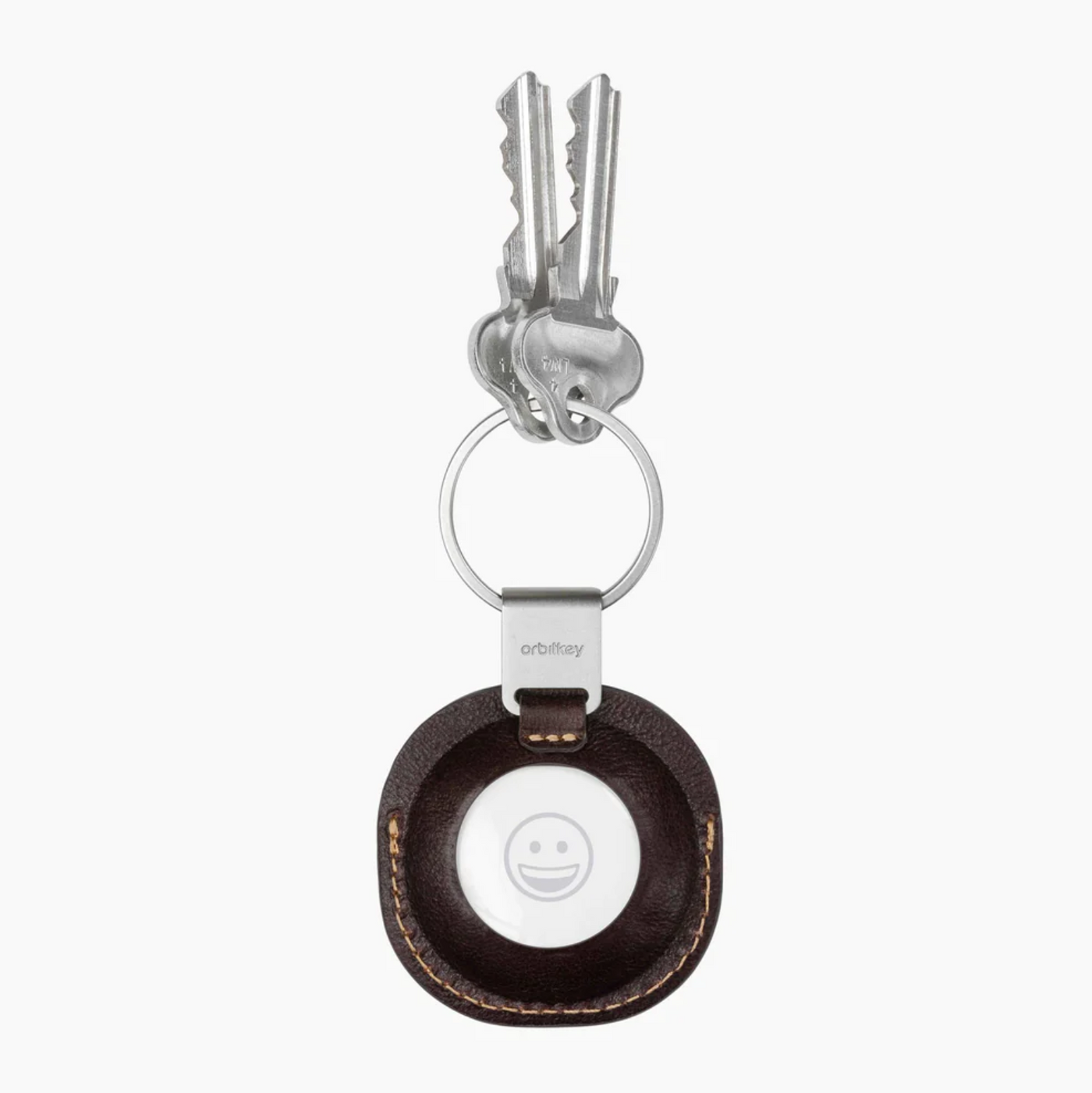 Orbitkey - Leather Holder for AirTag - Espresso