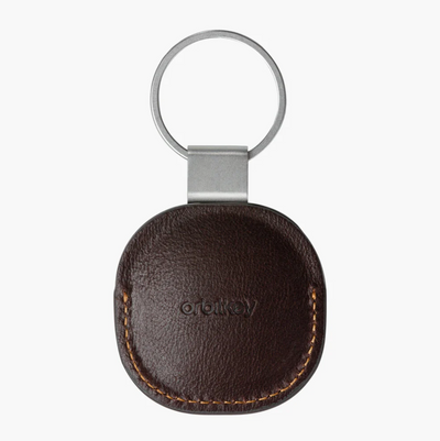 Orbitkey - Leather Holder for AirTag - Espresso