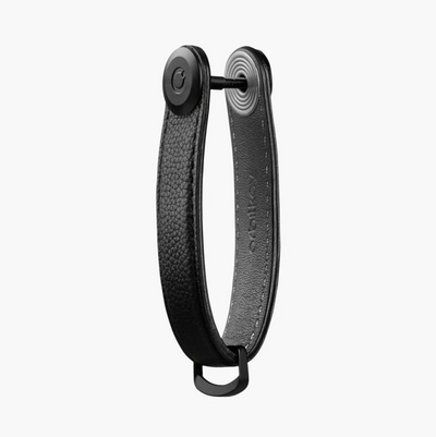 Orbitkey - Pebbled Leather Key Organiser - Caviar