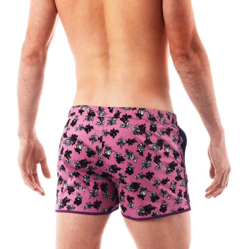 Parke & Ronen - 2" Angeleno Swim Trunks - Patrick Floral Mauve