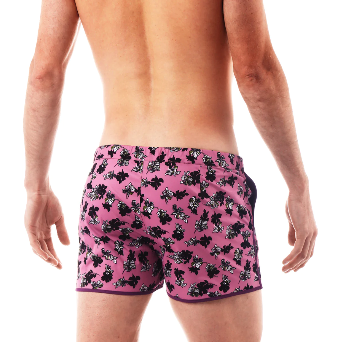 Parke & Ronen - 2" Angeleno Swim Trunks - Patrick Floral Mauve