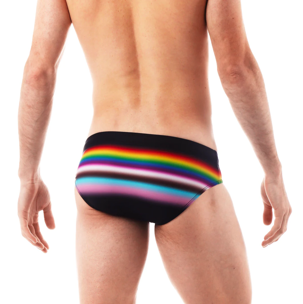 Parke & Ronen - Meridian Bikini - Prism Stripe Black