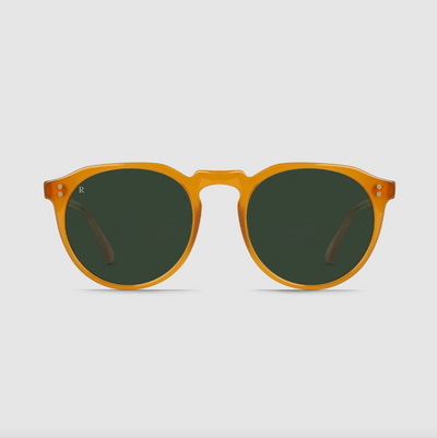 Raen - Remmy 52 Sunglasses - Honey / Bottle Green