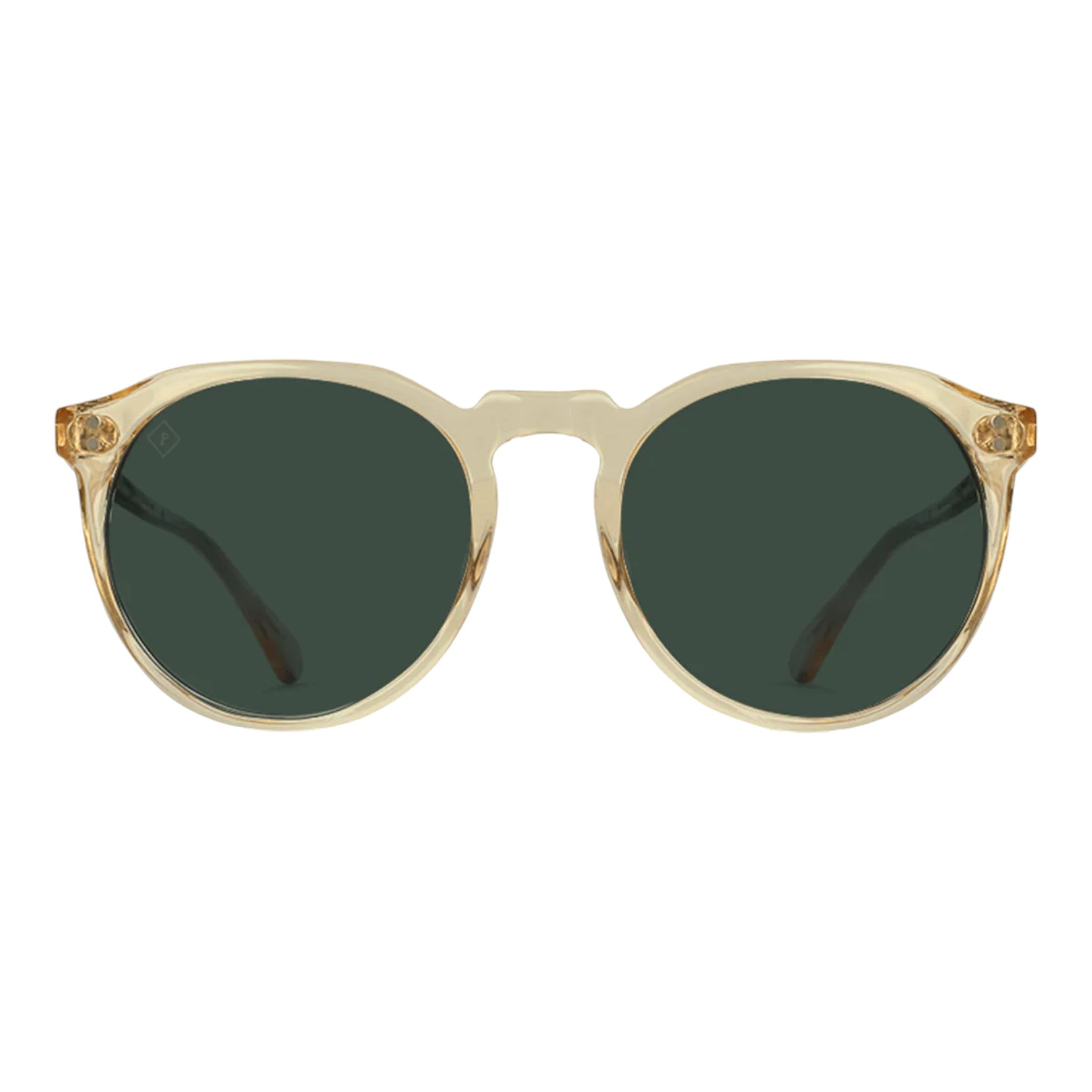 Raen Remmy 49 Sunglasses - Champagne Crystal/Green Polarized