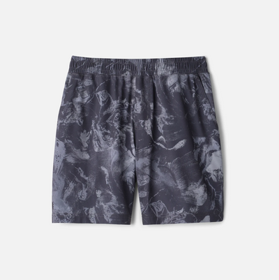 Rhone - 7" Unlined Mako Shorts - Asphalt Marble Print