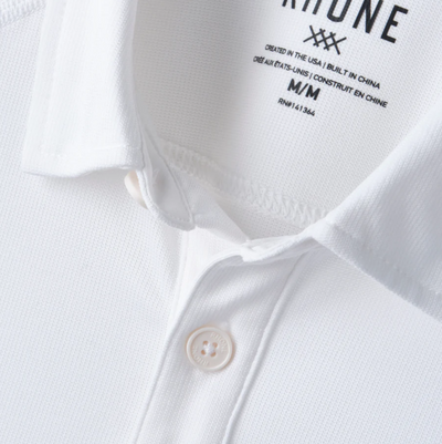 Rhone - Delta Pique Polo - White