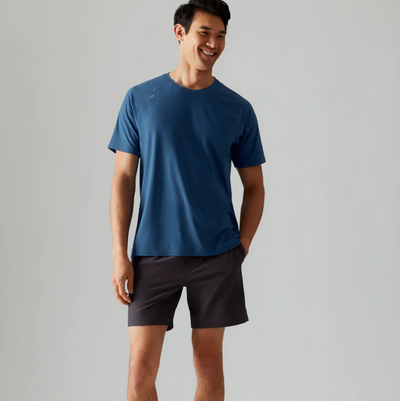Rhone - Reign T-Shirt - Storm Blue / Navy