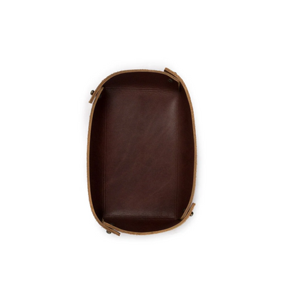 Rustico - Basin Leather Catch-all - Cinnamon