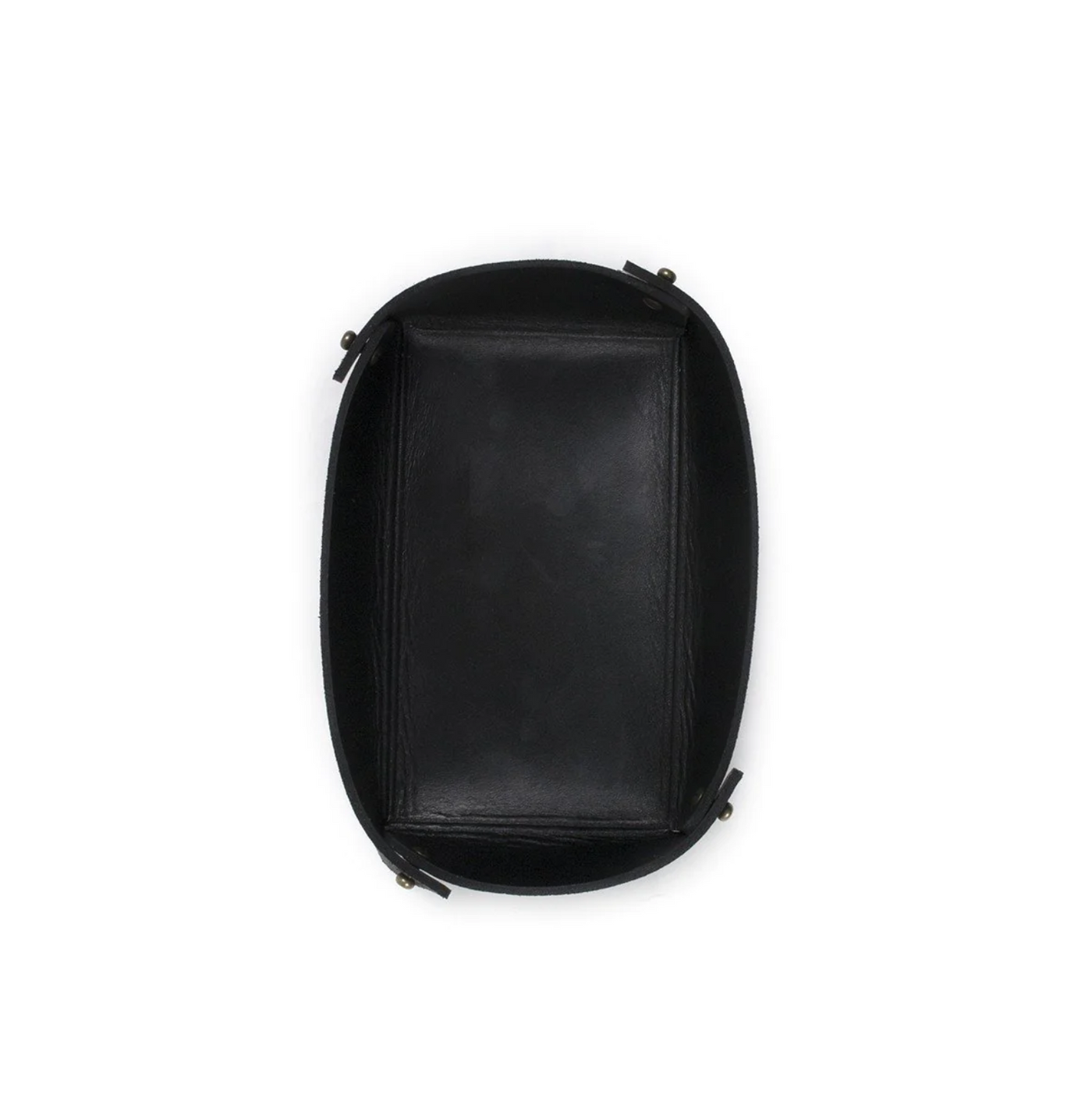 Rustico - Basin Leather Catch-all - Onyx