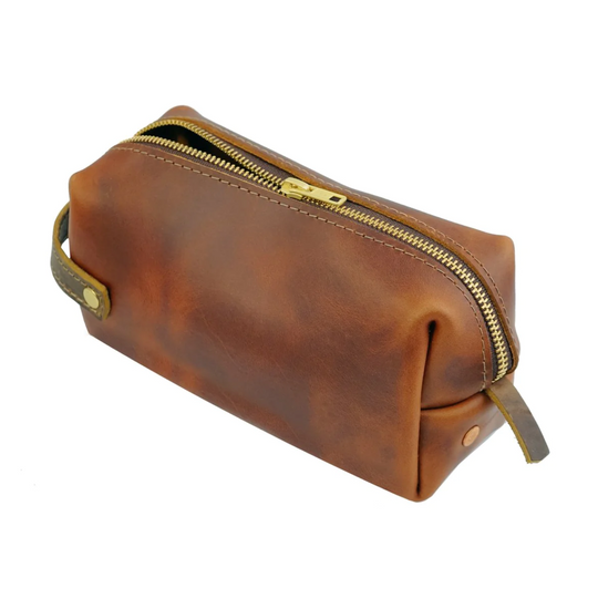 Rustico - High Line Leather Pouch - Saddle Large