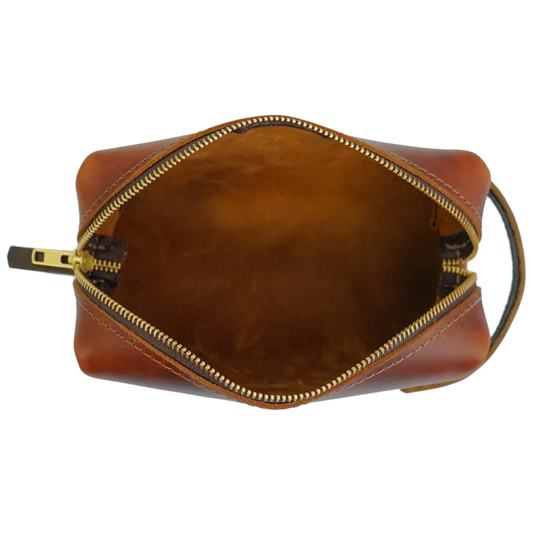 Rustico - High Line Leather Pouch - Saddle Large