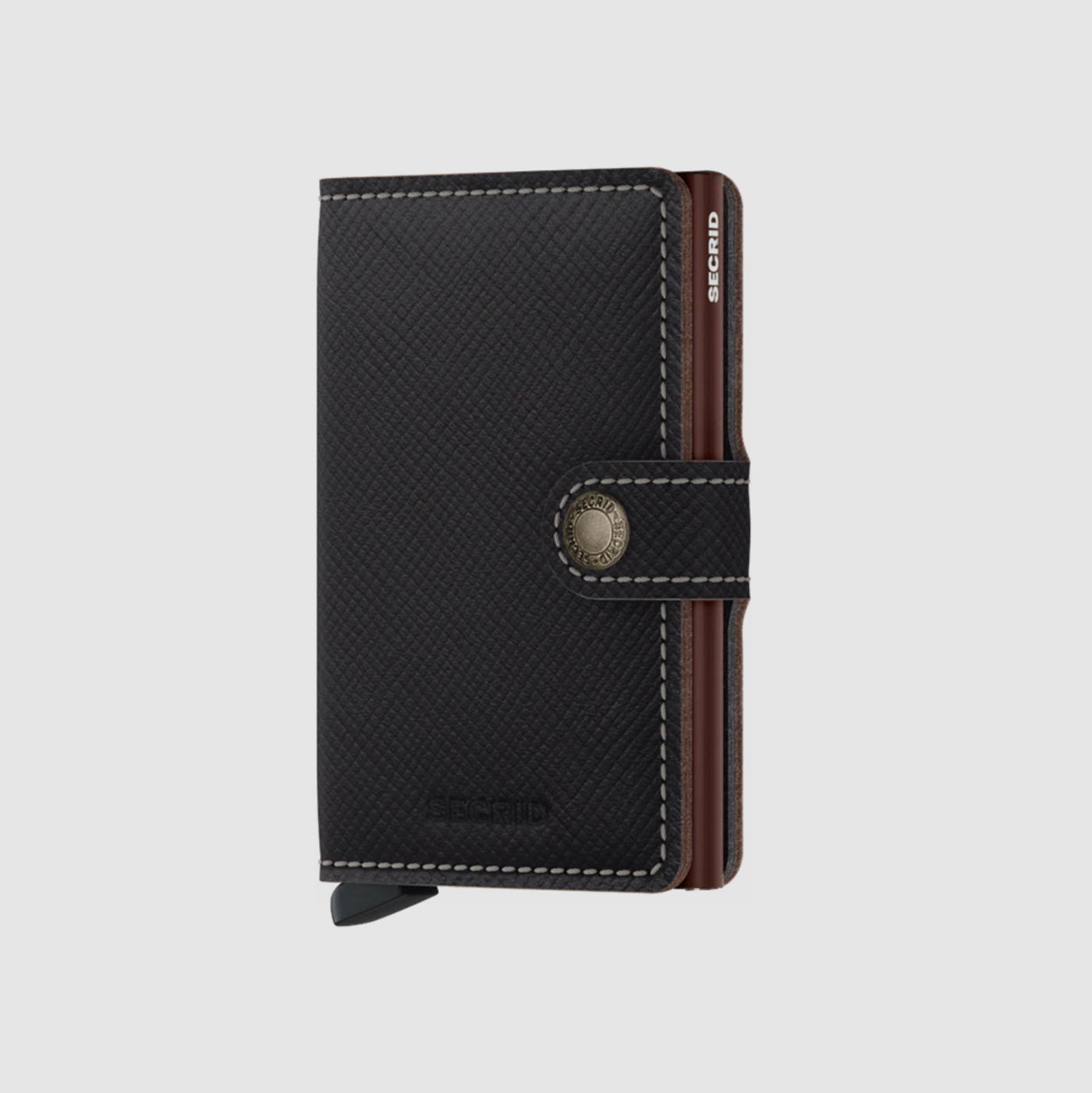 SECRID - Miniwallet - Saffiano Brown