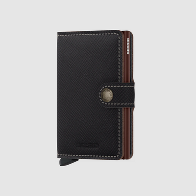 SECRID - Miniwallet - Saffiano Brown