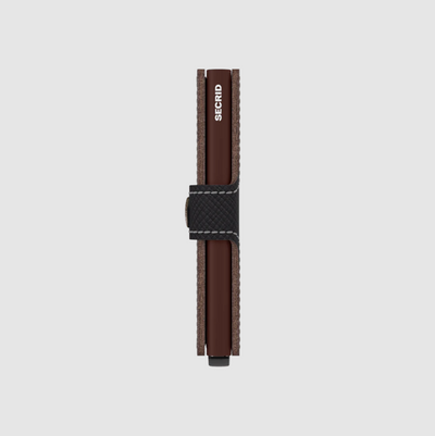 SECRID - Miniwallet - Saffiano Brown