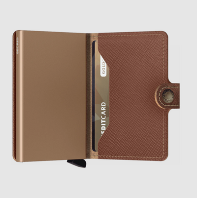 SECRID - Miniwallet - Saffiano Caramel