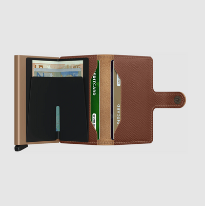 SECRID - Miniwallet - Saffiano Caramel