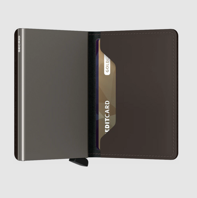SECRID - Slimwallet - Matte Truffle