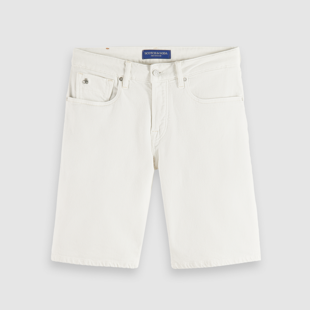 Scotch & Soda - Garment Dyed Ralston Short - White