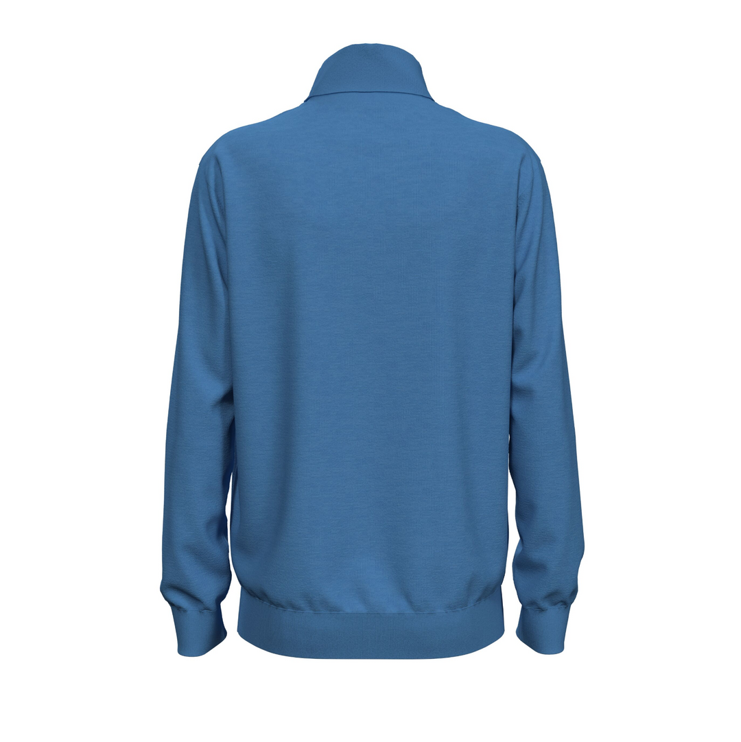 Scotch & Soda - Merino Wool Turtleneck Sweater - Rhythm Blue Melange