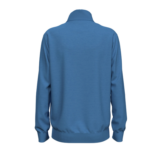 Scotch & Soda - Merino Wool Turtleneck Sweater - Rhythm Blue Melange
