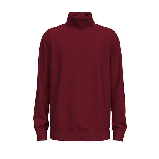 Scotch & Soda - Merino Wool Turtleneck Sweater - Stage Purple