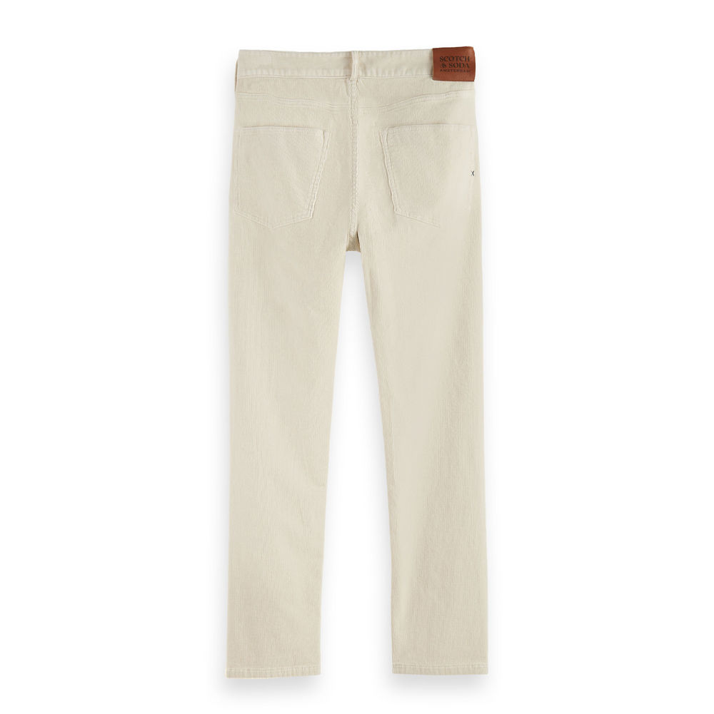 Scotch & Soda - Regular Slim Ralston Corduroy Jean - Off White