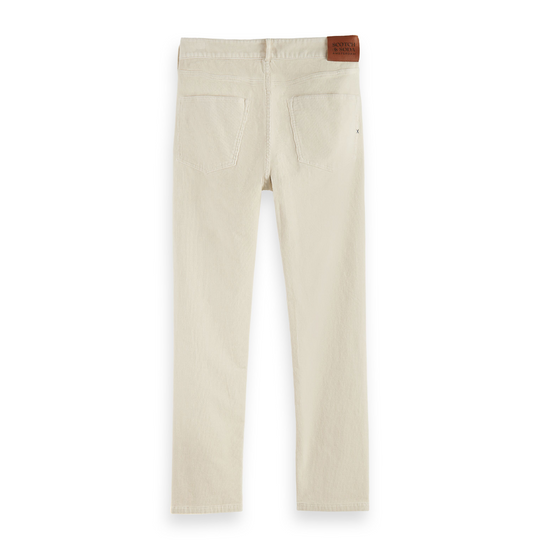 Scotch & Soda - Regular Slim Ralston Corduroy Jean - Off White