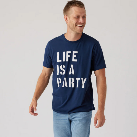 Sol Angeles - Party Crew T-Shirt - Indigo