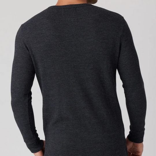 Sol Angeles - Thermal Henley - Black