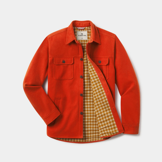 The Normal Brand - Brightside Workwear Jacket - Flame