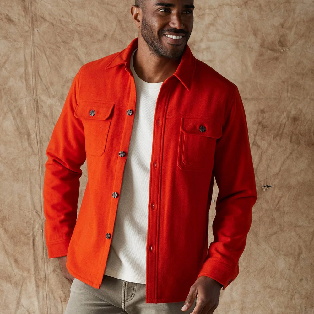 The Normal Brand - Brightside Workwear Jacket - Flame