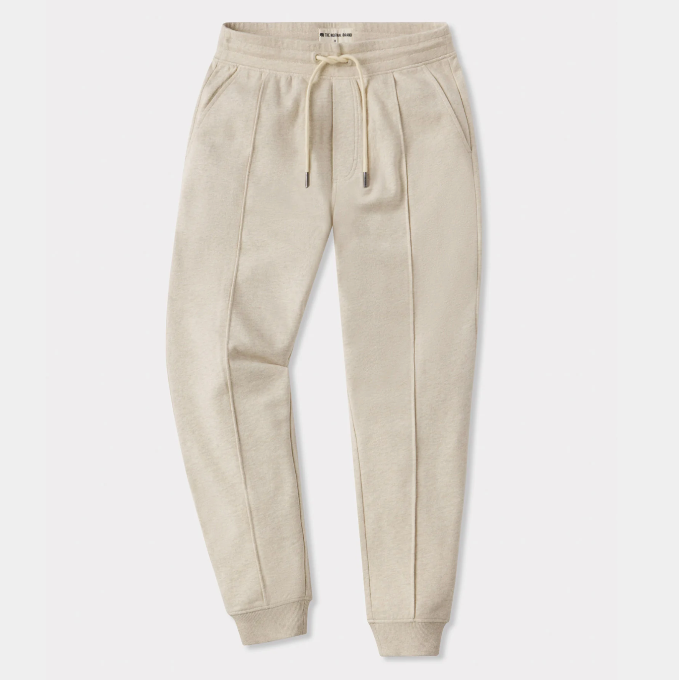 The Normal Brand - Cole Terry Pintuck Jogger - Oatmeal